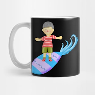 Surfboard boy. Mug